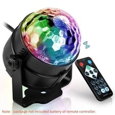 Party Magic Disco Ball Light LED Club RGB Rotating DJ Stage Lighting with Remote