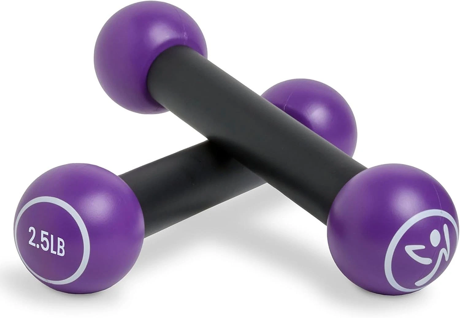 2.5 lb Dumbbells Set of 2 Hand Weights Women For Home Fitness Workout Excercise