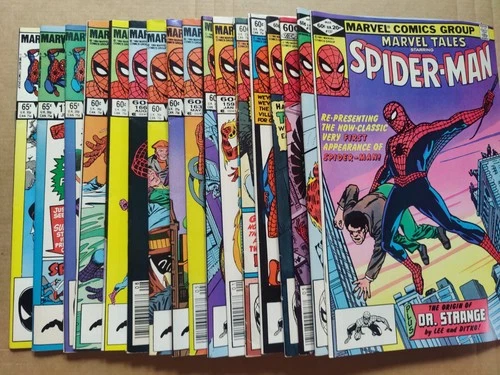 Lot x17 MARVEL TALES 137-139 143 151 152 159 162-168 175 More Spider-Man Amazing