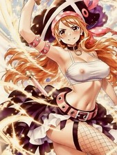 Nami Custom Art Waifu 18+ OP14-031 Alt Art One Piece Card Game English Mint