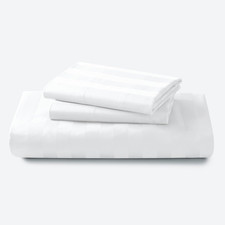 600 Thread Count Fitted Sheet Full Size, 100 Egyptian Cotton, 3-Piece Set 1 Fi