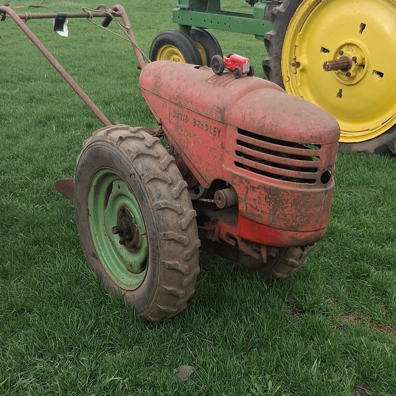 David Bradley Super Power Walk-Behind Tractor w/ Plow Attachment