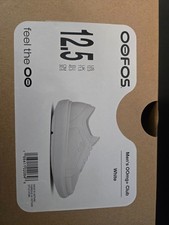 New OOFOS Men's Club White - Size 12.5 - Ships Free Only