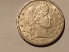 1903 Barber Quarter au/unc