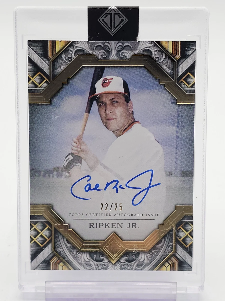 Topps Baseball Cal Ripken, Jr. Autographed Sports Trading Cards