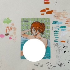 Magic- MTG / Altered Art /Forest/ Orihime Hand-Painted card