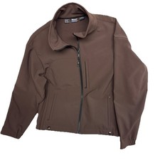 NWOT Blauer 4660 Softshell Fleece Jacket Mens Brown Large Regular