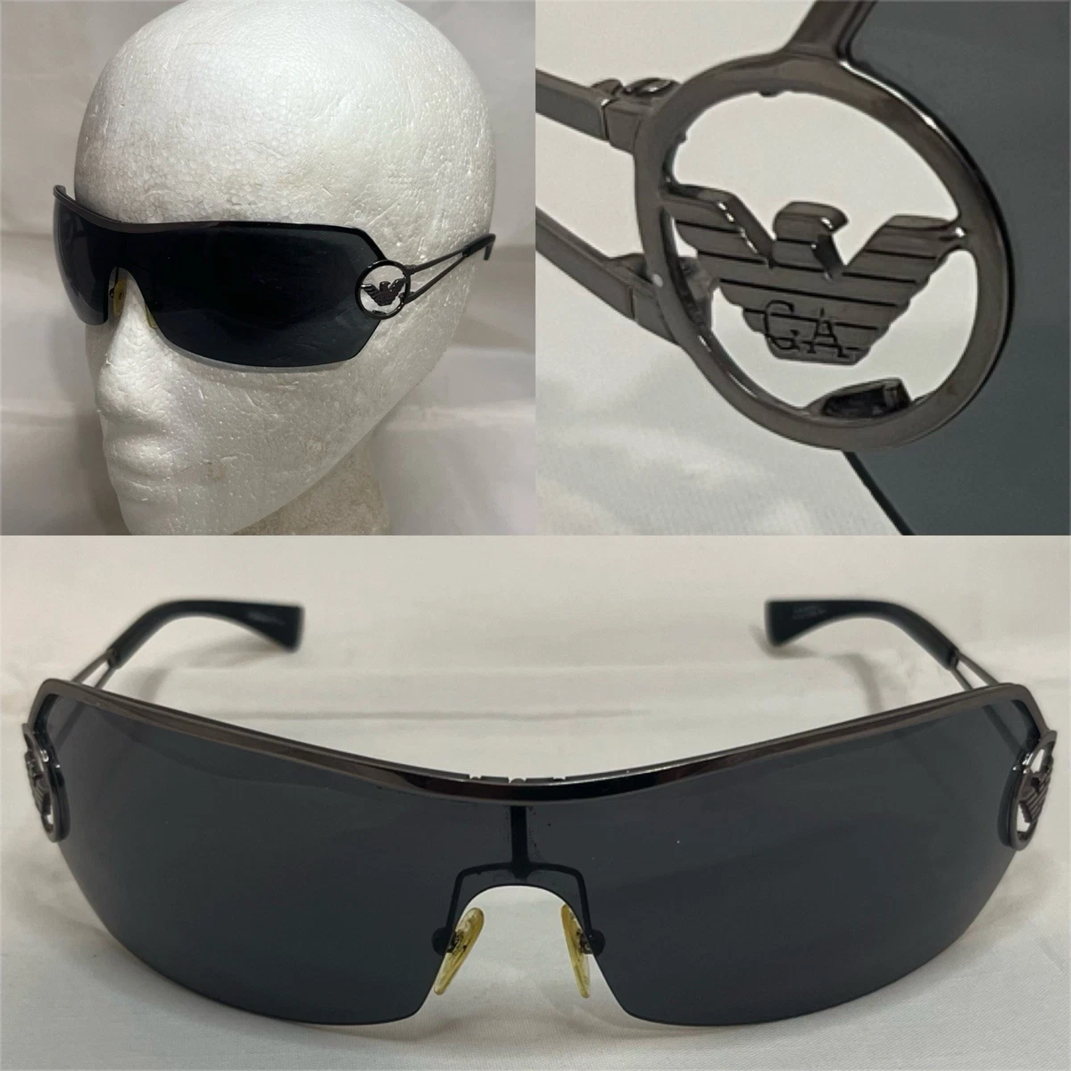 Emporio Armani Shield Sunglasses for Men for sale | eBay