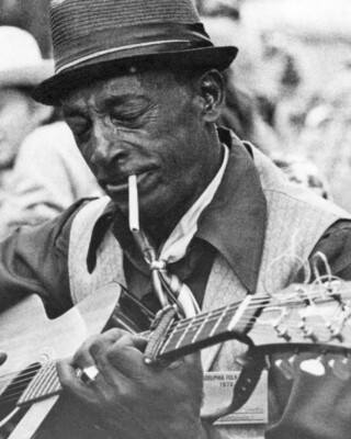 Country Blues Singer FRED MCDOWELL Glossy 8x10 Photo Mississippi Print  Poster