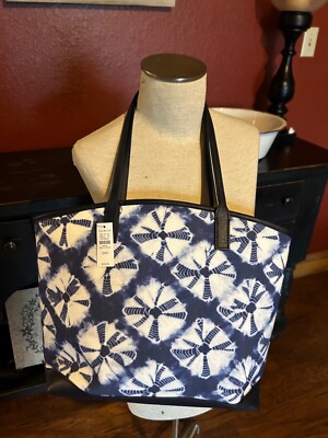 NWT TALBOTS SHIBORI DIAMOND PERFECT TOTE