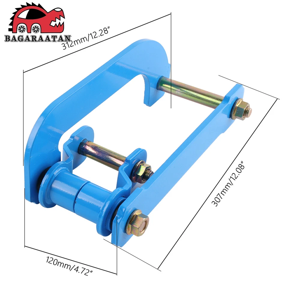 Comfort Shackle Extended 2" Up Rear Leaf Spring Fit For Toyota Hilux Revo 2016+ — 第 2/4 张图片