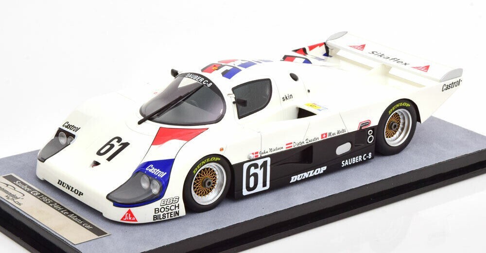 ミニカー Sauber C8 #61 Le Mans 1985 Spark 1/43 Amazon.com: TECNOMODEL Sauber C8 #61 Sauber Racing 24 Hours