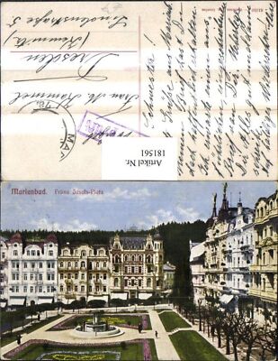 181561,Karlsbad Marienbad Franz Josefs-Platz Ortsansicht Hotel