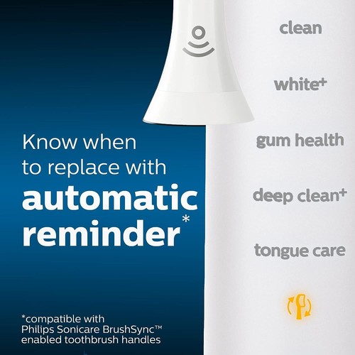 Philips Sonicare G3 Gum Care Brush Heads, 2-Pack, White, HX9052/65 - Picture 5 of 7