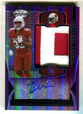 2024 Certified Freshman Fabric Mirror Signatures Purple Trey Benson 9/10 A47 468