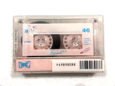 TDK FC-46D-P  vintage audio cassette blank tape sealed Made in Japan Type I