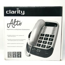 Clarity Alto Extra Loud Big Button Speakerphone TIA-4953 Tested With User Guide