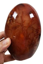 Carnelian Agate Polished Freestand Madagascar 1lb 5.4oz.