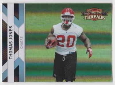 2010 PANINI THREADS THOMAS JONES 9/25 KANSAS CITY CHIEFS #73 PARALLEL