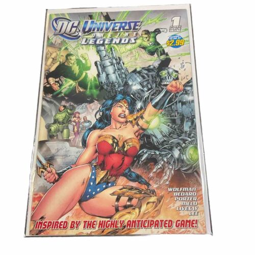Vintage DC Universe Online Legends #1 VF-NM (DC Comics 2011) livraison combinée - Photo 1 sur 5