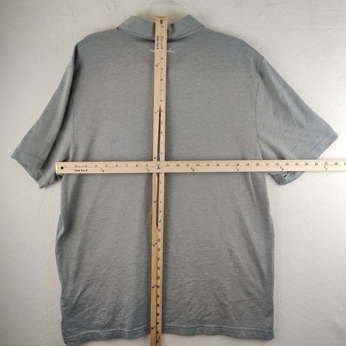 Polo Travis Mathew Para Hombre Extra Grande Golfista Rugby Gris Talla XL - Imagen 7 de 9