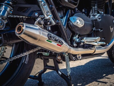 GPR Exhaust Triumph Speed Twin 900 2020-21 e4 Deeptone Inox DBKillr Dual SlipOn