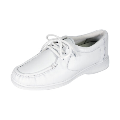 24 Hour Comfort Women's Wide Width Lace-Up Leather Shoes *** Read Description **