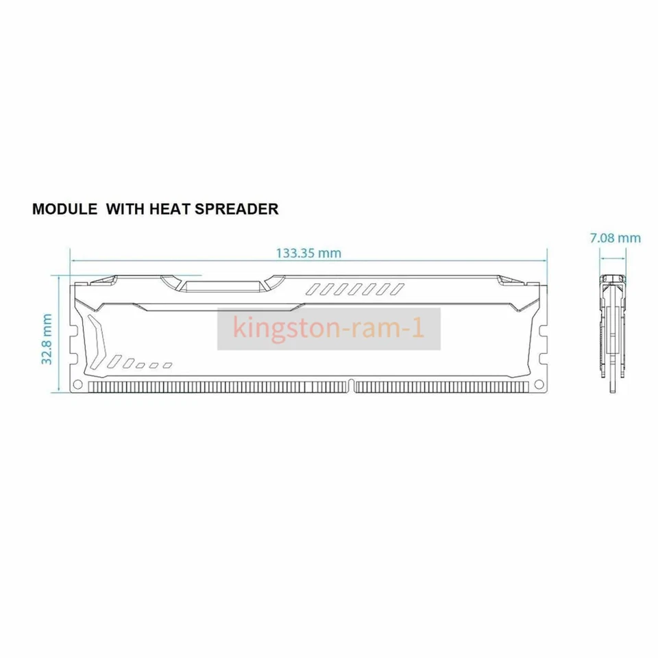 8GB 16GB 32GB DDR3 1600MHz PC3-12800 Desktop Memory DIMM 240-pin 1.5V - Image 2 of 4
