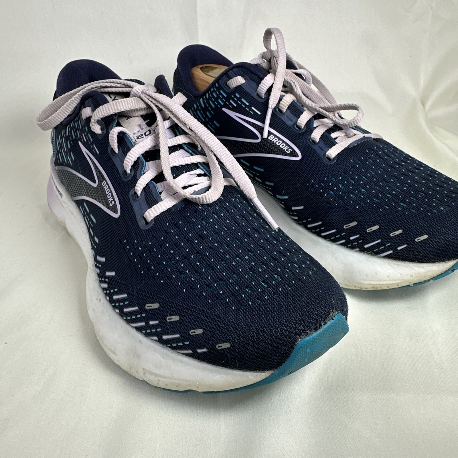 Brooks Glycerin GTS 20 Womens 10.5 Shoes Blue Purple Running Walking Gym thumbnail 8