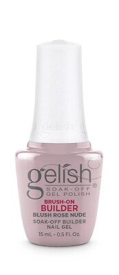 Harmony Gelish #1148129 Brush-On Builder Gel Rose Nude 0.5 oz