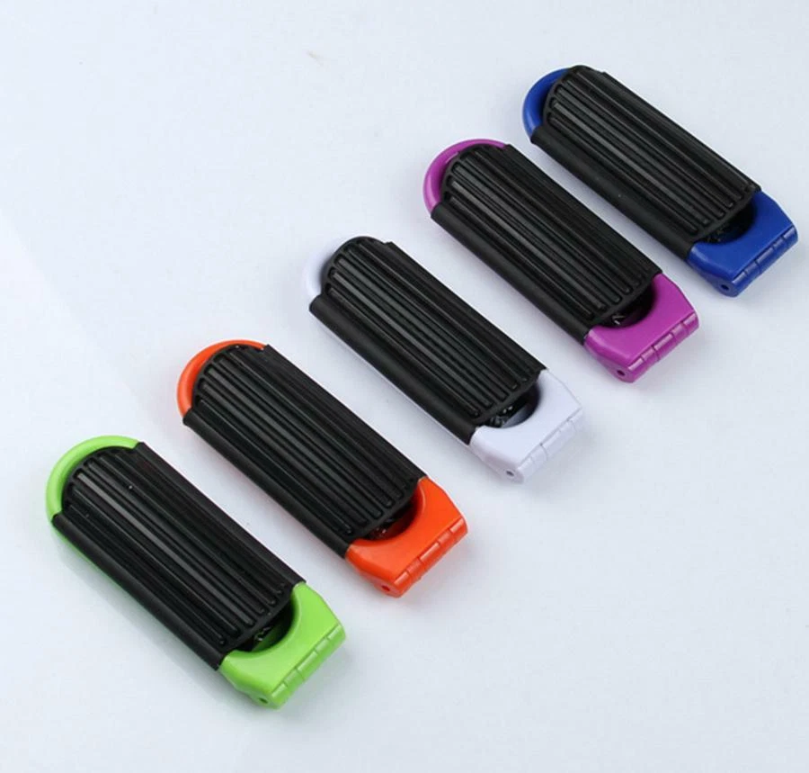 Portable Folding Hair Brush With Mirror Compact Travel Comb  - Image 4 of 4