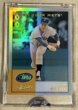 2002 TOPPS eTOPPS CLASSIC TOM SEAVER GOLD REFRACTOR FACTORY SEALED N Y METS