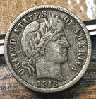 1916 Barber Dime Nice Original Choice VF CHRC