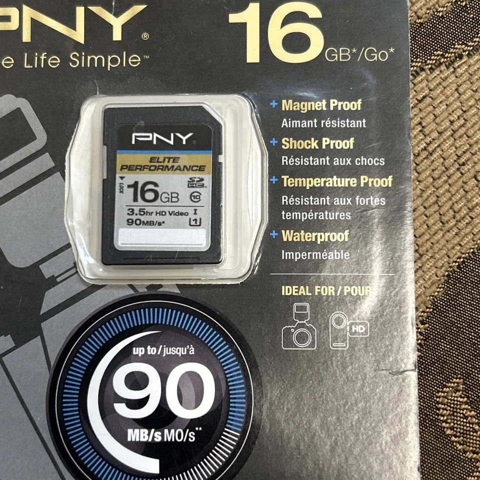 PNY Elite Performance 16GB High Speed SDHC Class 10 Flash Card (P-SDH16U1H-GE) - Image 3 of 4