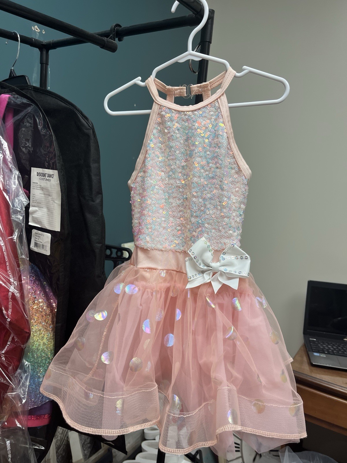 Weissman Girls XSC Dance Costume Light Pink Balle… - image 1