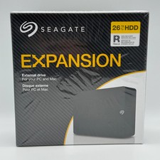 Seagate Expansion HDD 26TB External Hard Drive Black New STKP2600400 SRD0NF2