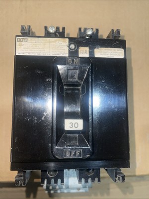 NE233030 Federal Pacific FPE Type NE Circuit Breaker 3 Pole 30 Amp 240V