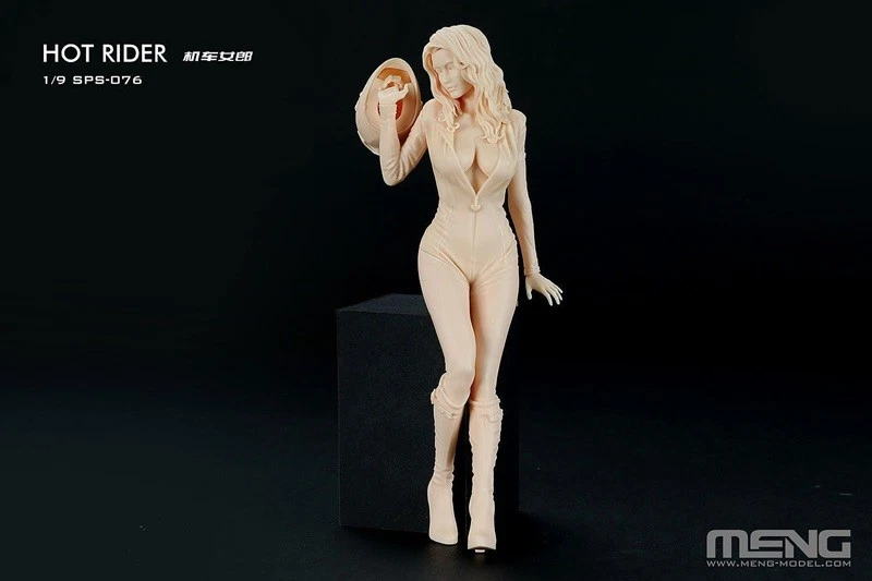 Meng-Model SPS-076 - 1:9 Biker Girl II (Resin) - Neu