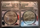 2021 Silver Eagle Type 1 & Type 2 – ANACS MS70 – First Strike – 2‑Coin Set!!!