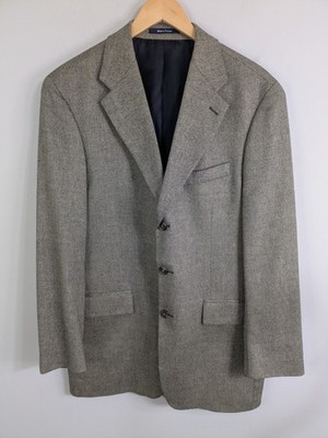 Ralph Lauren Blazer Men's 42R Brown Single Breasted Silk Blend