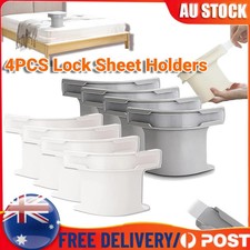 4PCS Heavy Duty Lock Sheet Holders Fitted Sheet Corner Grippers Sheet Fasteners