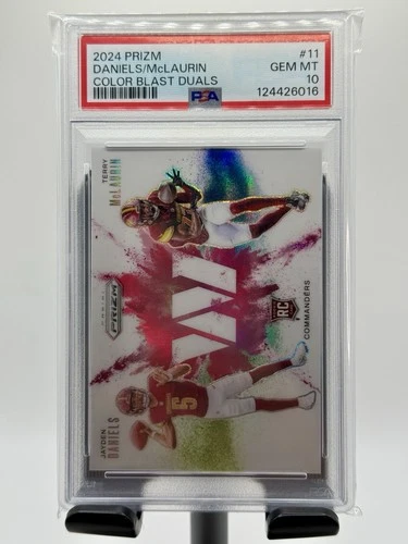 2024 Panini Prizm Jayden Daniels & Terry McLaurin Dual Color Blast 💥💥💥 💎 10