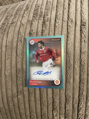 TOPPS MERLIN 2025 Ryan giggs UCC collections auto autograph /75 AU-GG - Image 1 of 4