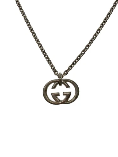 Collana Gucci uomo 503FI con top in argento SV925 usata