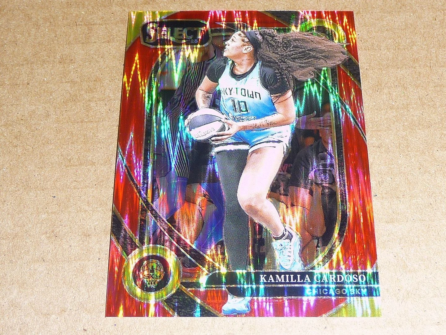 2025 Select Kamilla Cardoso #208 Red Flash Prizm Sky /349