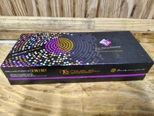 Royale Hair 3 in 1 set Delixe Pink Straightner Curling Brush Iron Brand new