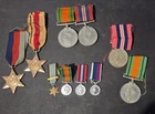 Job lot of 10 Military Medals. 6 full size WW 2, 4 x WW 2 Miniatures