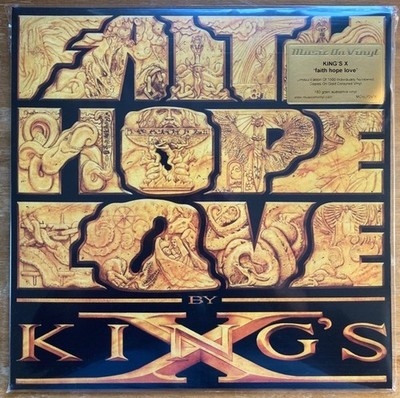 King's X   Faith Hope Love [2LP] (Double GOLD Vinyl) Limited Ed Numbered NEW