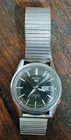 Vintage Seiko 5 Automatic Calendar 21 Jewels 6119-8100 Watch W/Kreisler Band !