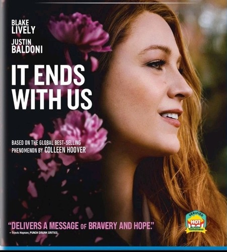 It Ends with Us (Blu-ray) Excellent Ex Library Blake Lively 